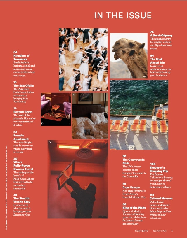 NEAR+FAR Volume III: Dubai, Egypt,  Greece, London, Cotswolds, Vienna, the French Alps, Cape Town