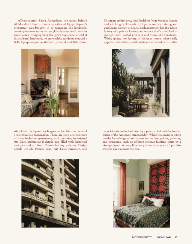 NEAR+FAR Volume III: Dubai, Egypt,  Greece, London, Cotswolds, Vienna, the French Alps, Cape Town